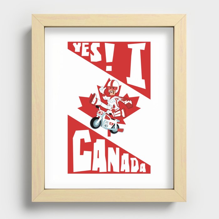 Yes! I Canada - 1 Recessed Framed Print