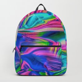 Glistening Chromaticity Backpack | Videogame, Concept, Abstract, Experimental, Pop, Surreal, Modern, Contemporary, Visual, Graphic 