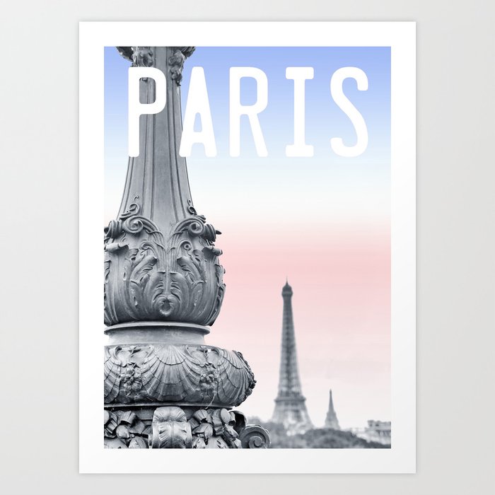 France, Paris, the Pont Alexandre III Art Print