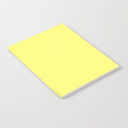 From The Crayon Box Laser Lemon Yellow - Bright Yellow Solid Color / Accent Shade / Hue / All One Notebook