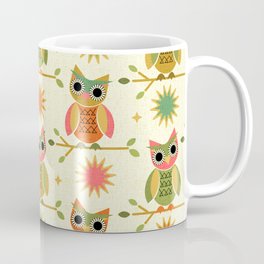 Vintage Kitsch Owls ©studioxtine Mug