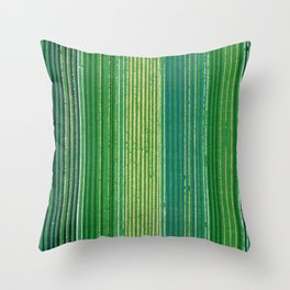 Vintage Japanese Textile Woodcut Throw Pillow