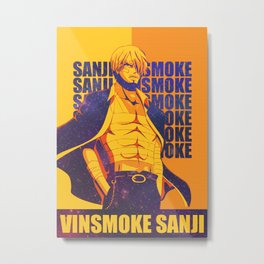 One piece - Sanji Metal Print