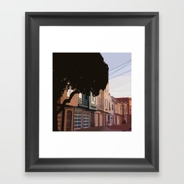 Sunset Houses, San Francisco  Framed Art Print