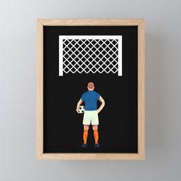 Penalty Kick Framed Mini Art Print