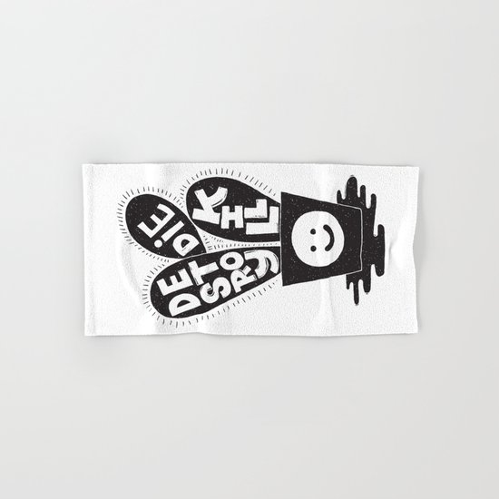 cactus die kill destroy Hand & Bath Towel