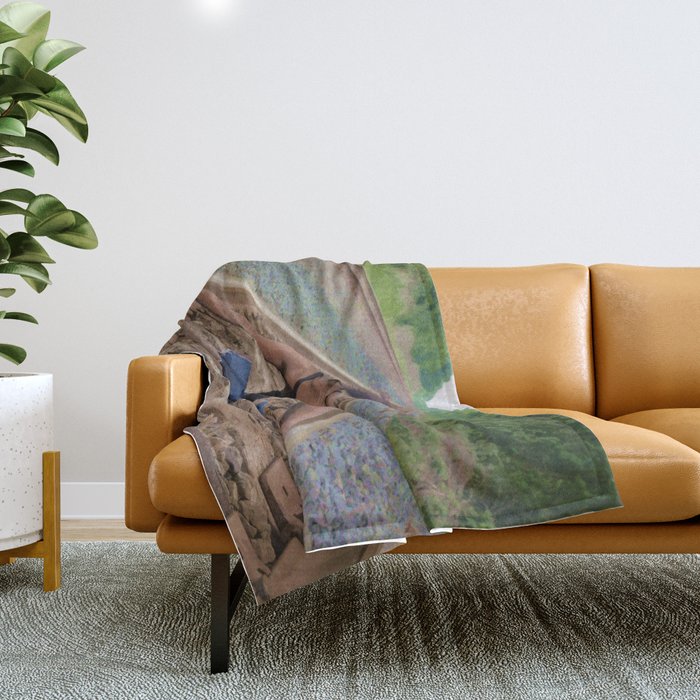 Take ahold of life color animation Throw Blanket