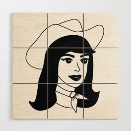 Cowgirl Wood Wall Art