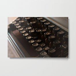 máquina de escribir Metal Print | Typewriter, Color, Digital, Photo, Cuba 