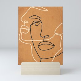Abstract Face 6 Mini Art Print