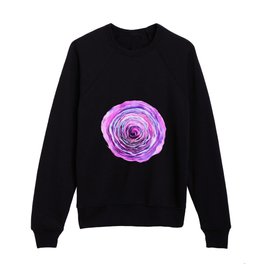 Cotton Candy Rose Kids Crewneck