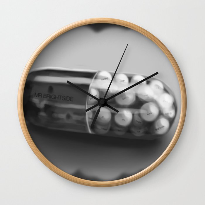 Mr Brightside Pill - Personalisation Available Wall Clock