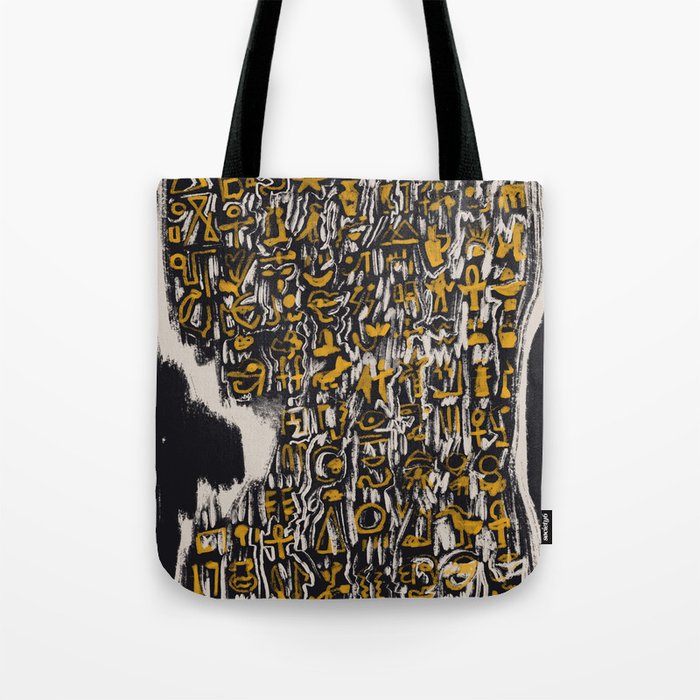 Abstract stone tablet Tote Bag