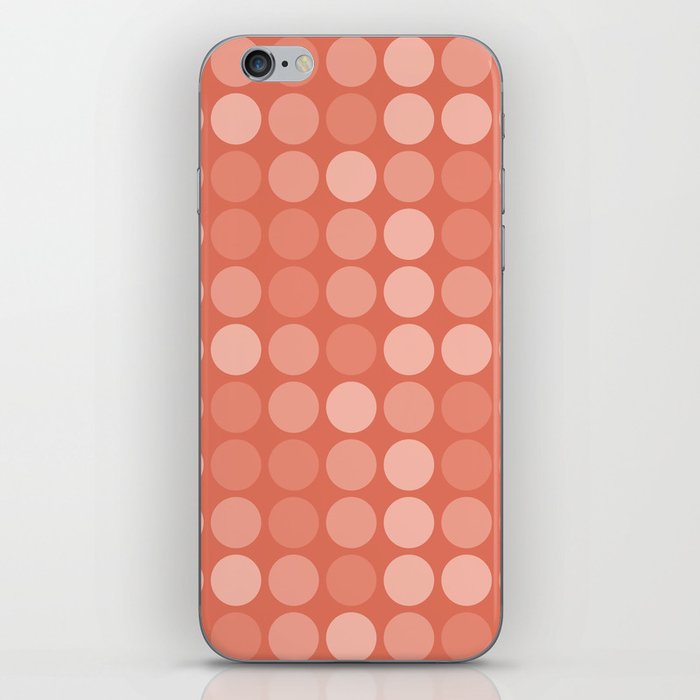 Simple Shapes Pattern. Terracotta. iPhone Skin