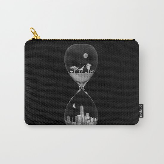 THE EVOLUTION OF THE WORLD b/w Carry-All Pouch