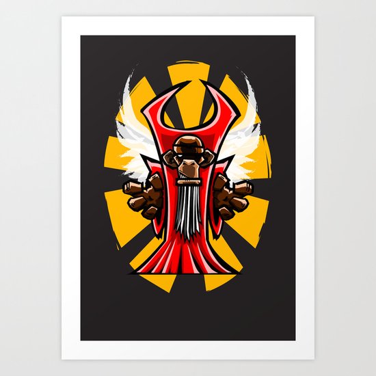 Winged Primate Art Print