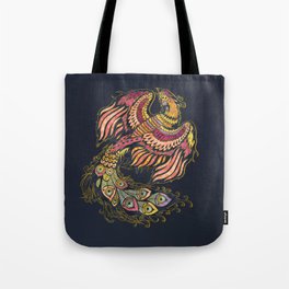 Watercolor Phoenix bird Tote Bag