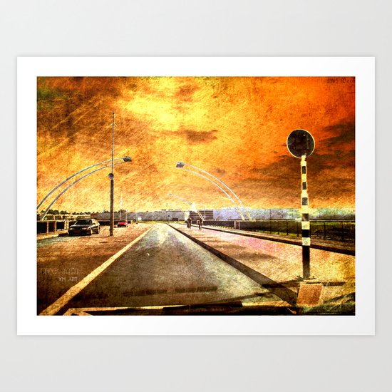 Bridge Over Troubled Water Art Print