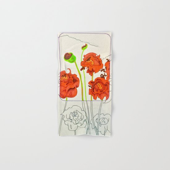 Perspective on Flowers Hand & Bath Towel