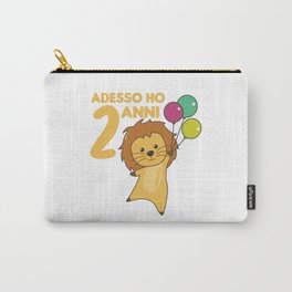 Kids 2nd Birthday Leo 2 Years Old Carry-All Pouch