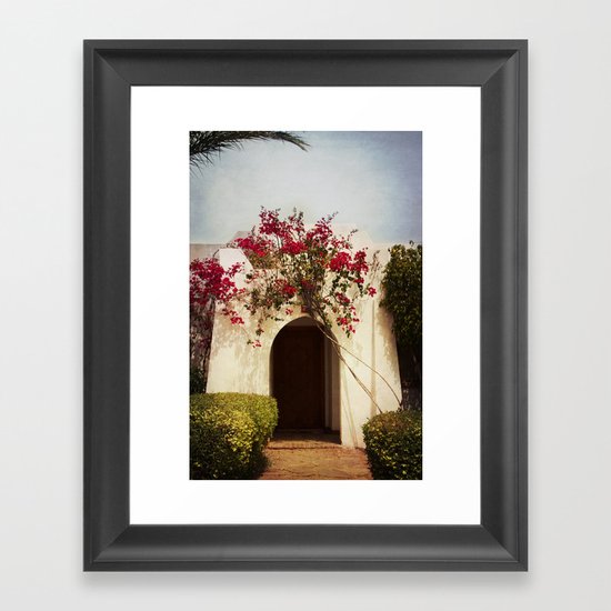 Welcome home Framed Art Print