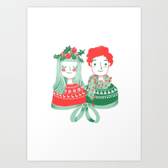 Christmas time Art Print