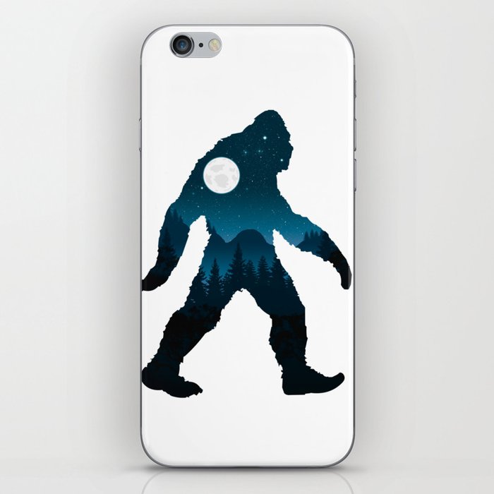 Night Forest Bigfoot iPhone Skin