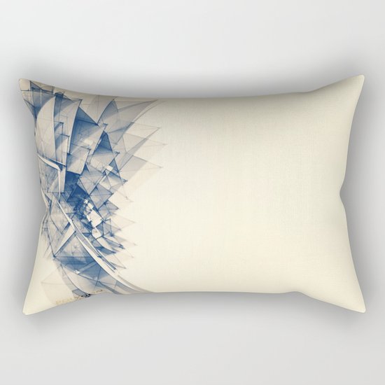 Polygon Tower Rectangular Pillow