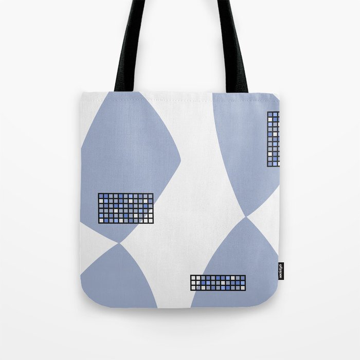 Abstract shapes color grid 8 Tote Bag