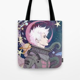 Starboi Tote Bag | Octopus, Star, Cosmonaut, Astronaut, Fish, Ocean, Cosmic, Space, Sea, Moon 
