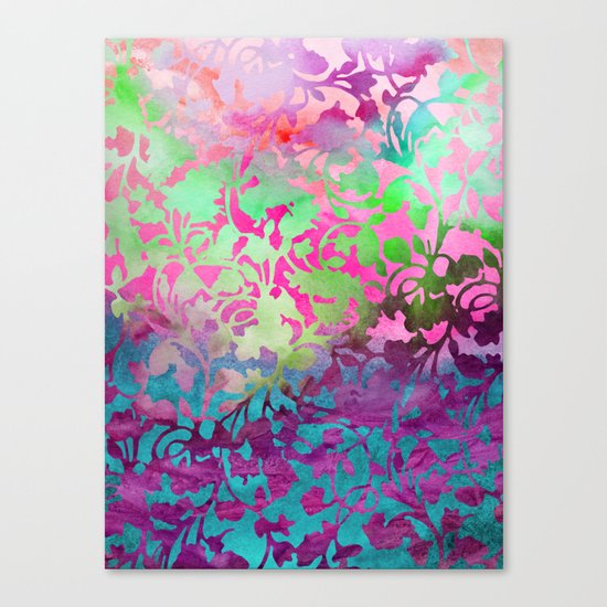 Earth Watercolor by Jacqueline Maldonado & Garima Dhawan Canvas Print