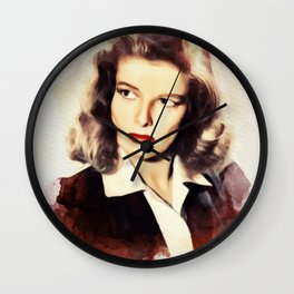 Katharine Hepburn, Movie Legend Wall Clock