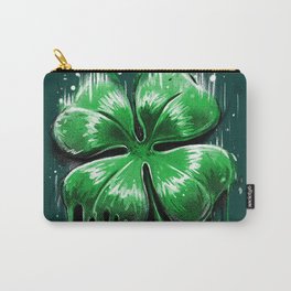 Four Leaf Clover Melting Luck Carry-All Pouch