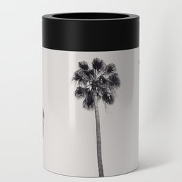 Palm Trees Black and White Can Cooler