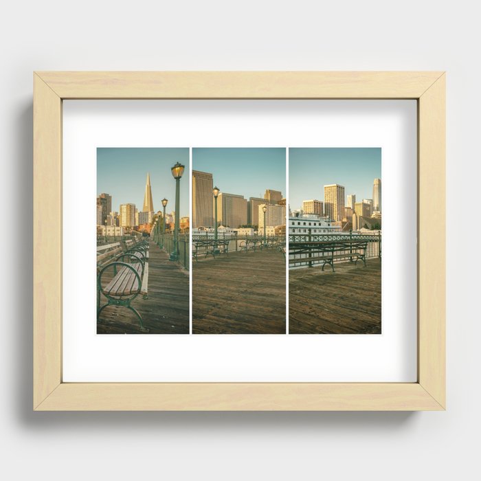 Pier 7 Trio Recessed Framed Print