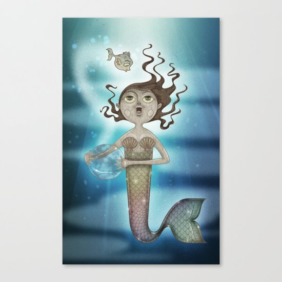 Mermaid Canvas Print