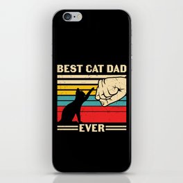 Best Cat Dad Ever iPhone Skin
