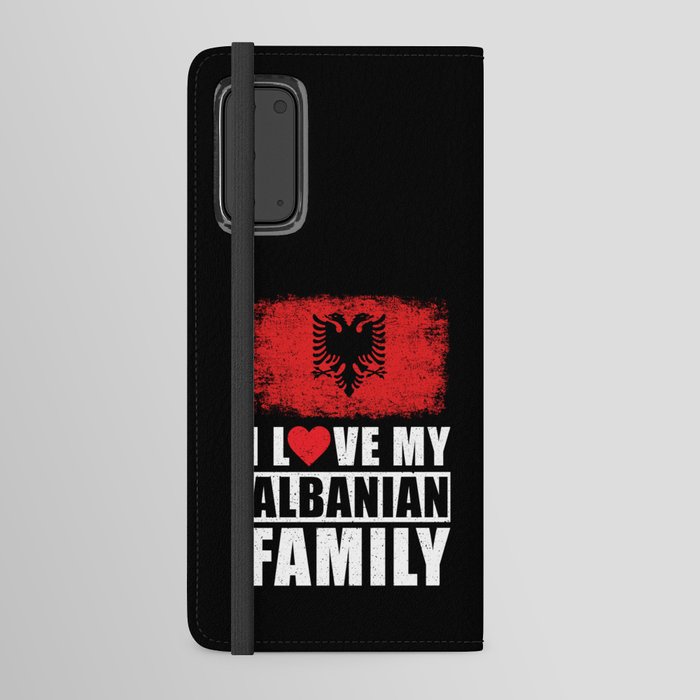 Albanian Family Android Wallet Case