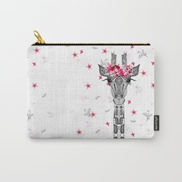 FLOWER GIRL GIRAFFE Carry-All Pouch