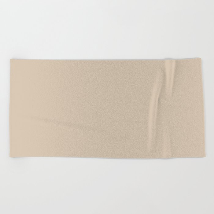 Summer Sand Tan Solid Color Accent Shade Matches Sherwin Williams Kilim Beige SW 6106 Beach Towel