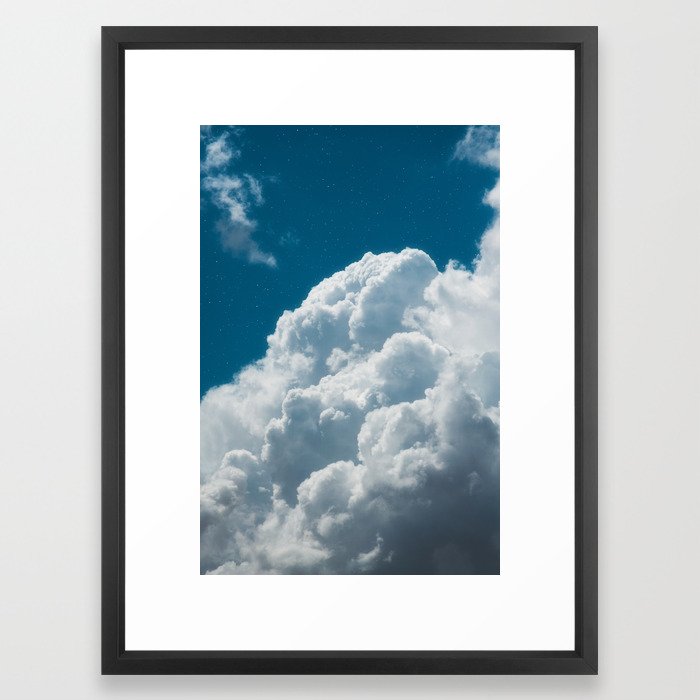 in the clouds II Framed Art Print