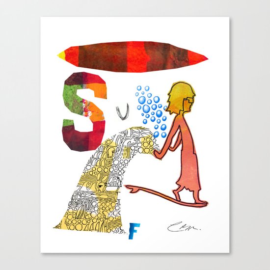 Surf Canvas Print