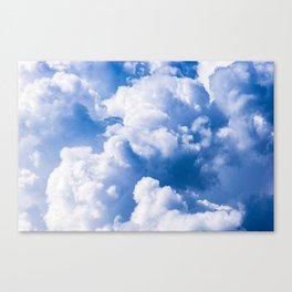 Stormy Clouds Pattern Canvas Print