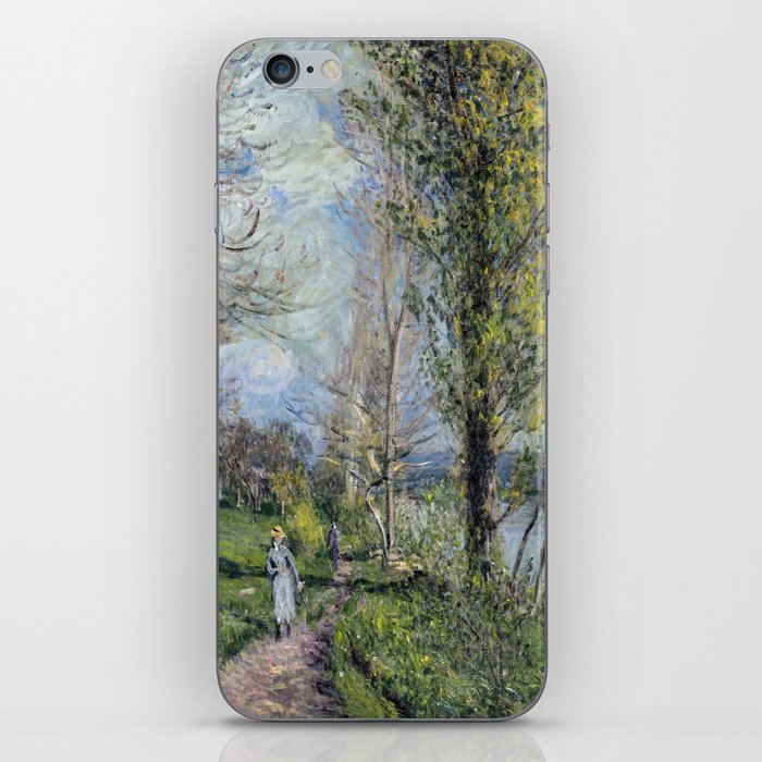 Alfred Sisley - Banks of the Seine at By iPhone Skin