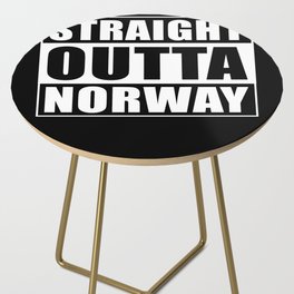 Straight Outta Norway Side Table