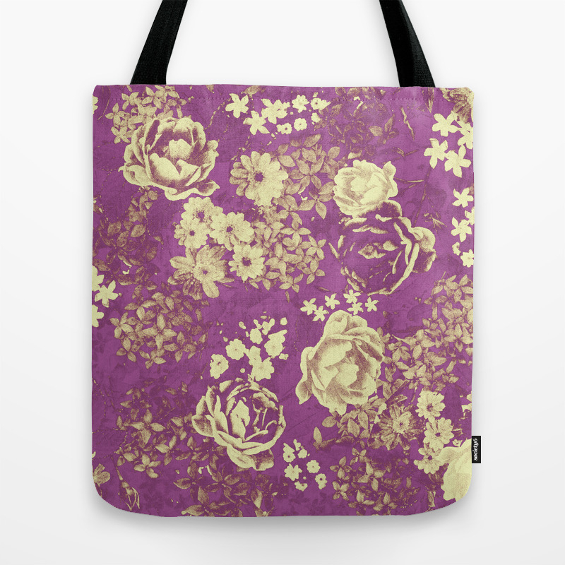 Lush Botanical Pattern Tote Bag By Lana Filippovski Society6