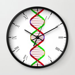 DNA Twin Spiral Wall Clock