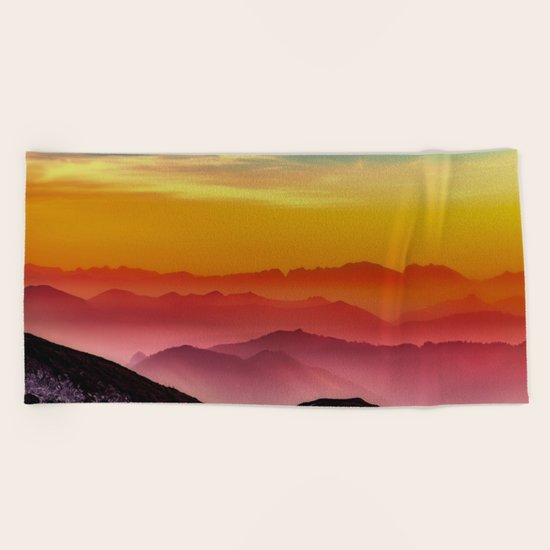 Rainbow Nature Beach Towel