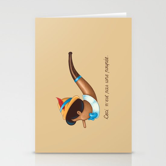 This is not a puppet Stationery Cards