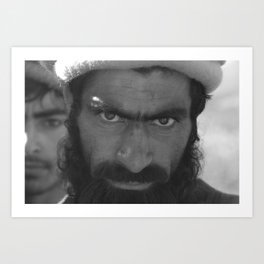 I am Pakistan Art Print | People, Black and White, Photo 